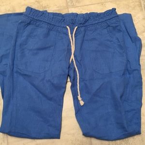 Roxy linen pants